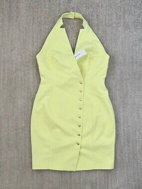 NWT Karen Millen Halter Summer Cocktail Mini Dress 10